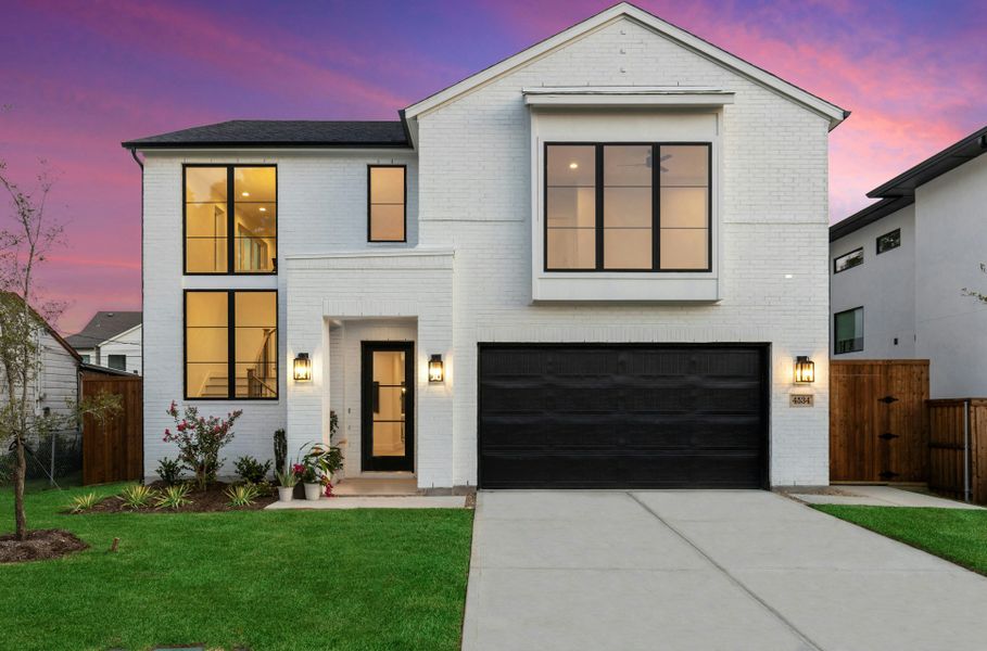 Front exterior of a new home in , Dallas, TX, highlighting curb appeal (Image 3).