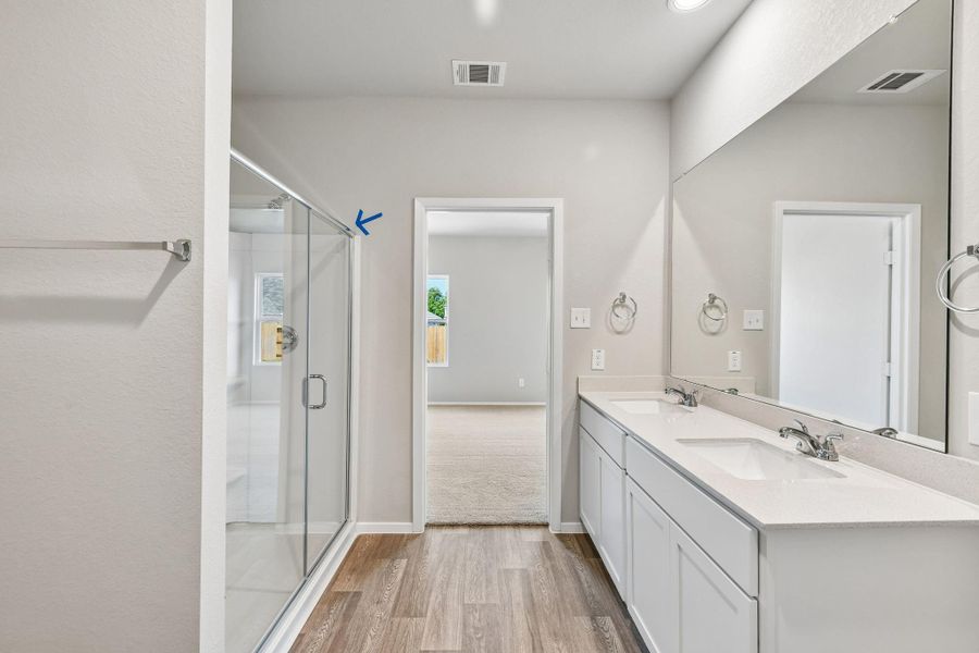 Bright and inviting, this space combines comfort and convenience with modern finishes and a clean, timeless look.