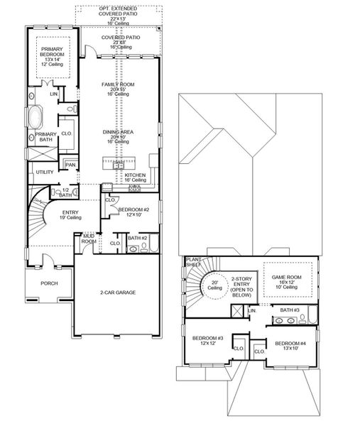 2D floor plan layout of this home in Bridgeland, Manvel, TX (Image 2). 2D floor plan layout of this home in Bridgeland, Manvel, TX (Image 2).