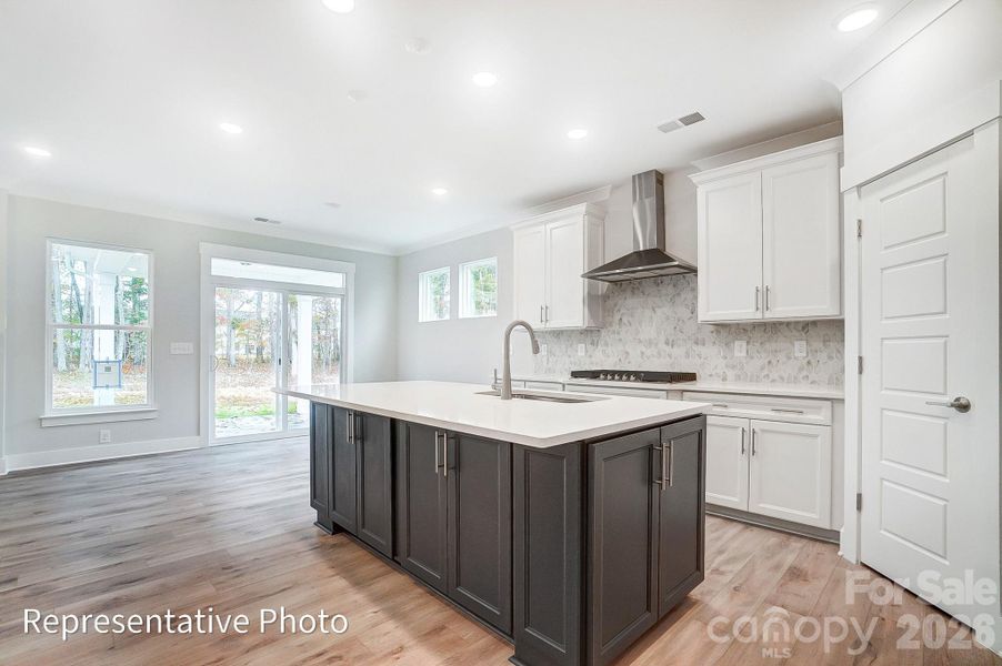 Furnished interior view inside a new home in Founders Landing | 55+ Community, Gastonia (Image 3).