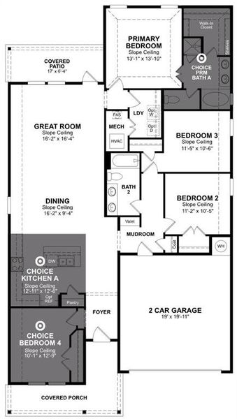 Beazer Homes Enclave at Legacy  Carson plan