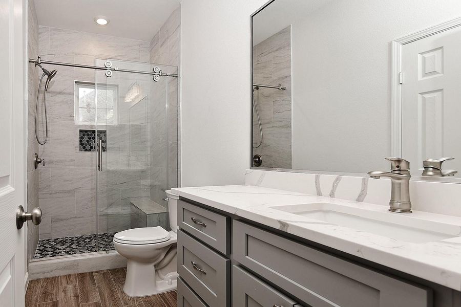 Furnished interior view inside a new home in , Magnolia (Image 9).