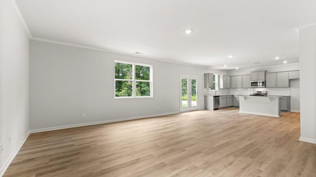 Spacious, unfurnished interior of a new home in Northwoods at Mirror Lake, Villa Rica (Image 13). Spacious, unfurnished interior of a new home in Northwoods at Mirror Lake, Villa Rica (Image 13).