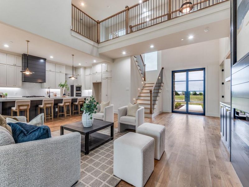 Furnished interior view inside a new home in , Red Oak (Image 13).
