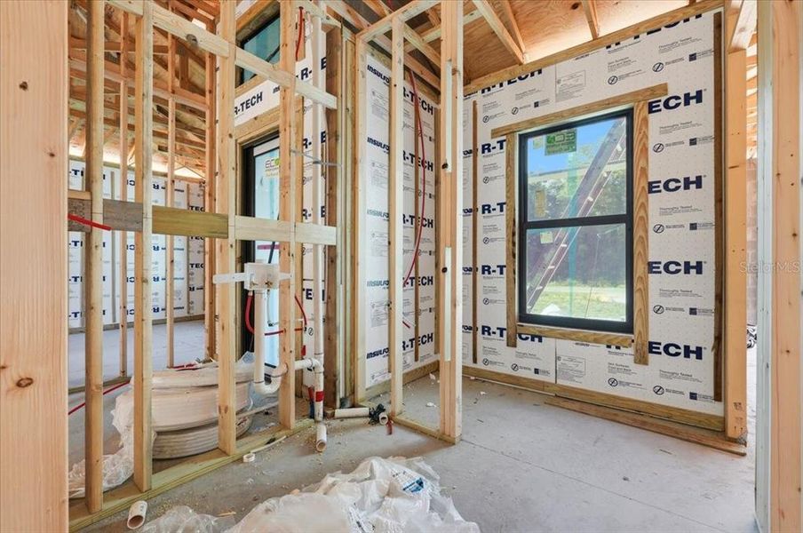 In-progress construction of a new home in , Avon Park, FL (Image 32).