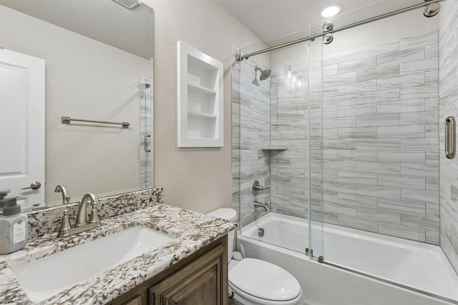 Furnished interior view inside a new home in Devonshire, Forney (Image 19). Furnished interior view inside a new home in Devonshire, Forney (Image 19).