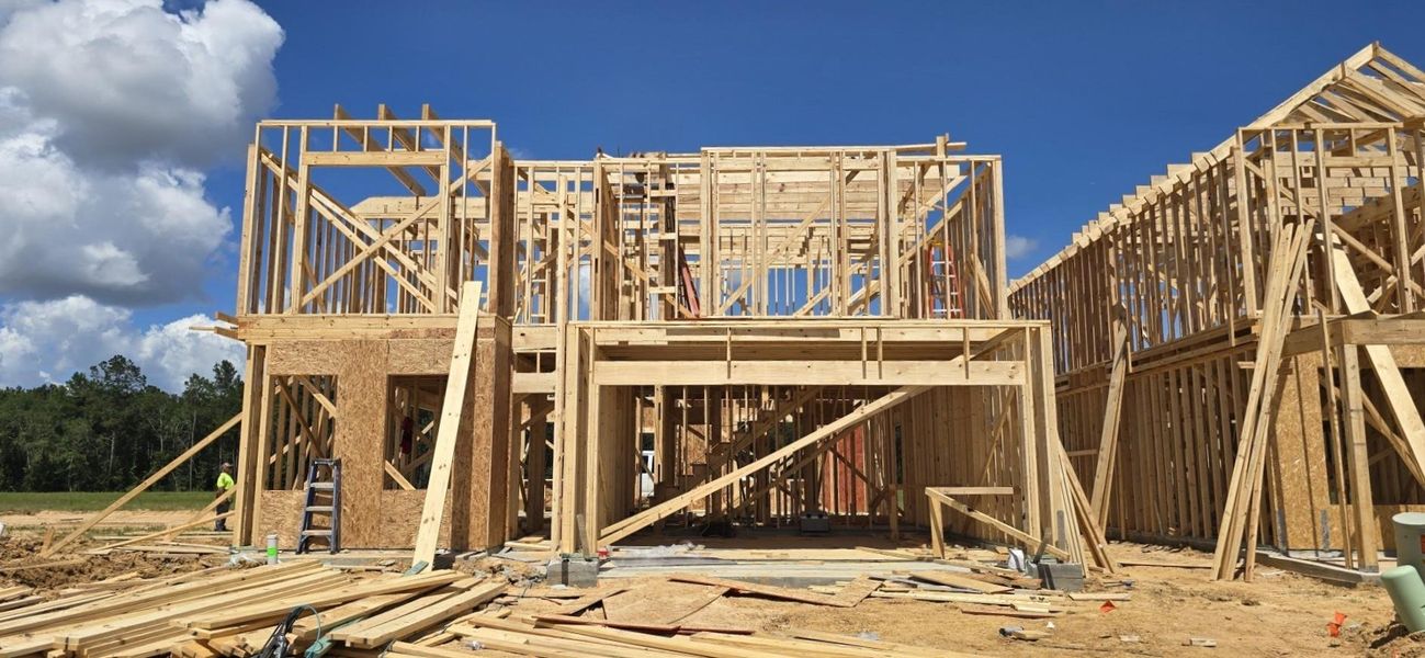 In-progress construction of a new home in Granger Pines, Conroe, TX (Image 25). In-progress construction of a new home in Granger Pines, Conroe, TX (Image 25).