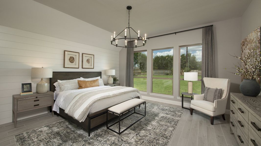 Furnished interior view inside a new home in Midline, Houston (Image 35).