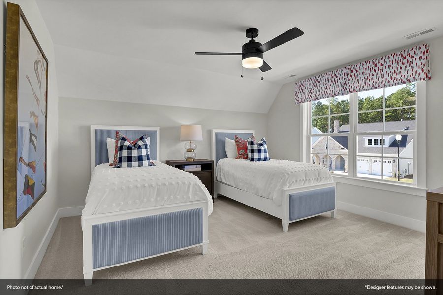 Furnished interior view inside a new home in Grand Park, Leland (Image 18).