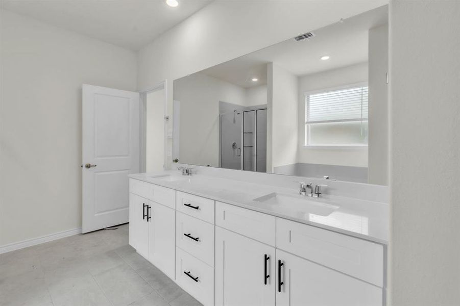 Furnished interior view inside a new home in The Landing at Hidden Lakes, McKinney (Image 13).