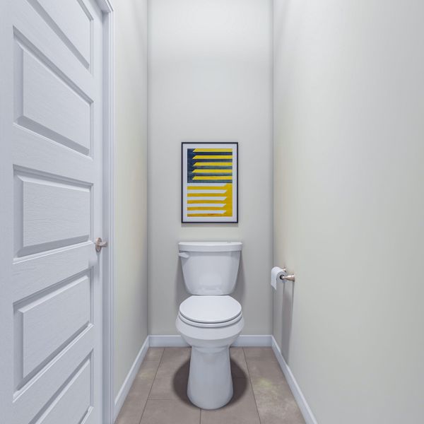 Representative furnished interior of a home built from the Willow by Tri Pointe Homes in Wolf Ranch, Georgetown (Image 20).