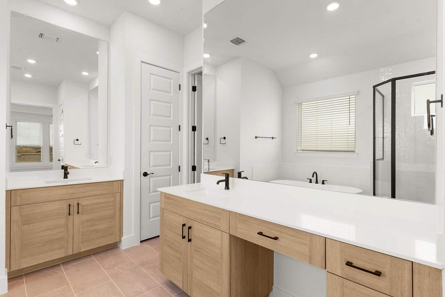 Furnished interior view inside a new home in The Grove at Blackhawk, Pflugerville (Image 11).