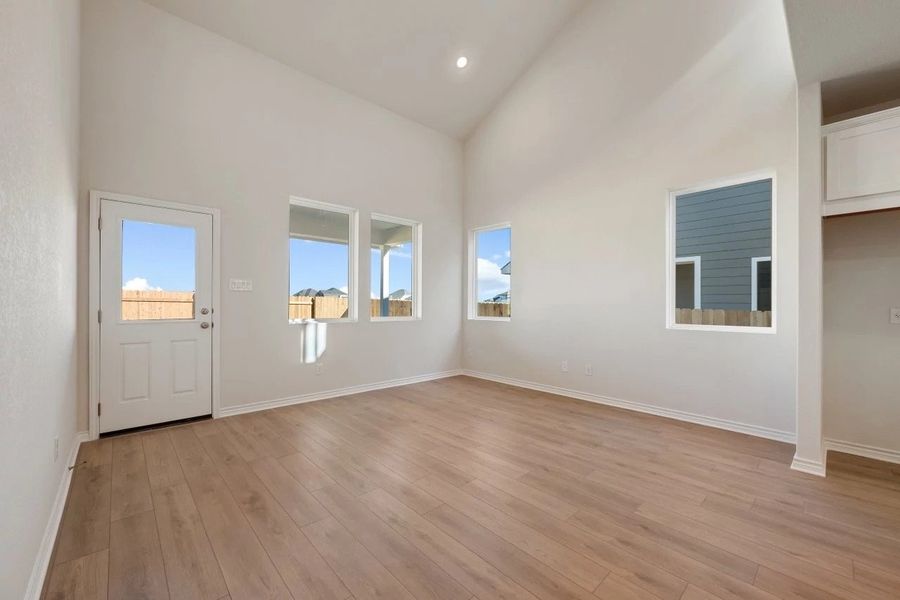 Spacious, unfurnished interior of a new home in Lariat, Liberty Hill (Image 37). Spacious, unfurnished interior of a new home in Lariat, Liberty Hill (Image 37).