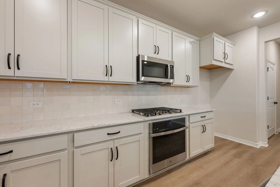 Furnished interior view inside a new home in Lariat, Liberty Hill (Image 9).