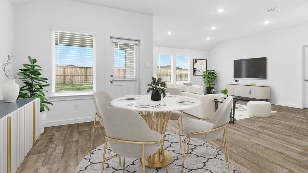 Furnished interior view inside a new home in Evergreen, Rosenberg (Image 6).