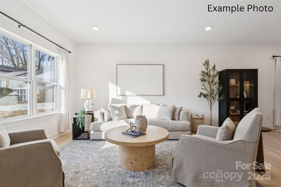 Furnished interior view inside a new home in , Charlotte (Image 7).