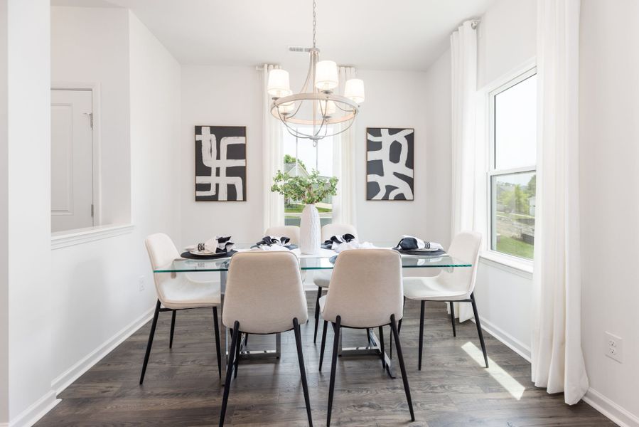 Representative furnished interior of a home built from the Abington by True Homes in Edgewater - The Cottages, Lancaster (Image 11). Representative furnished interior of a home built from the Abington by True Homes in Edgewater - The Cottages, Lancaster (Image 11).