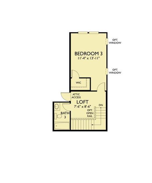 2D floor plan layout of this home in , Ravenel, SC (Image 6).
