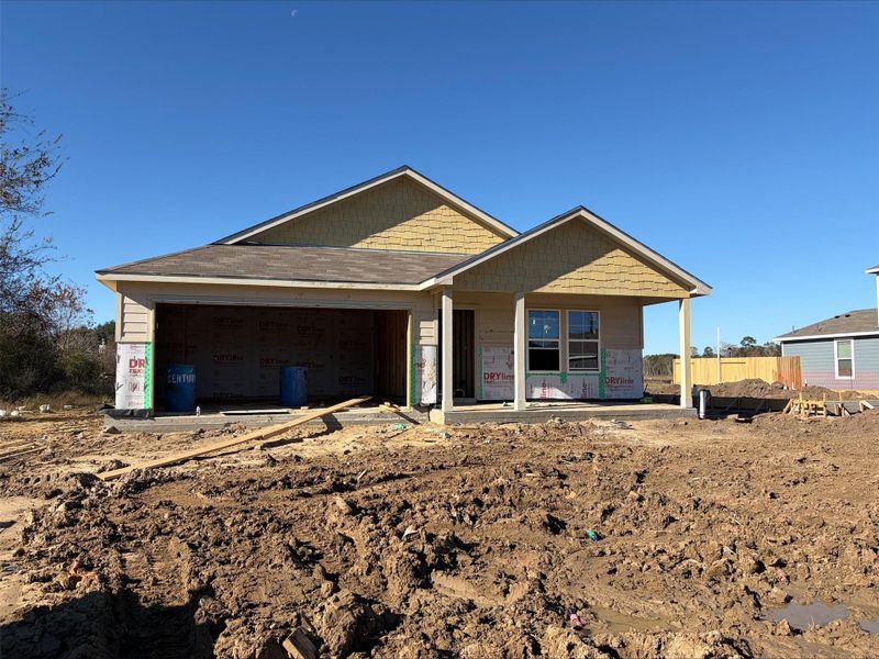 In-progress construction of a new home in The Villages at Westpointe, Dayton, TX (Image 4).
