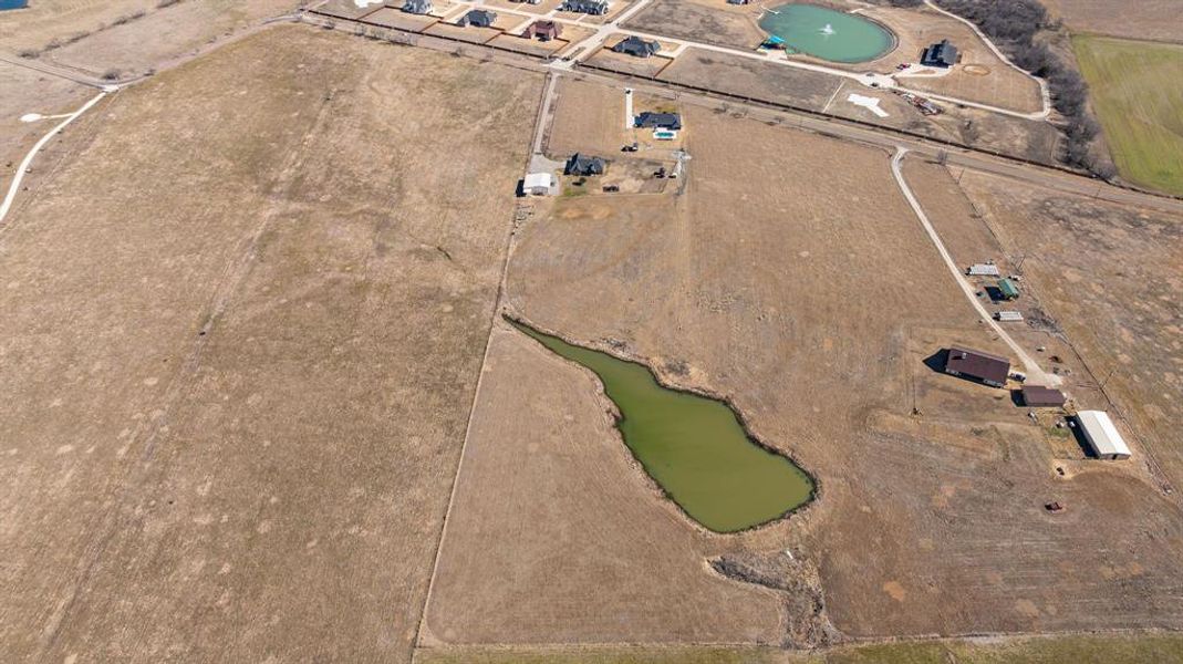 Aerial view of property's location