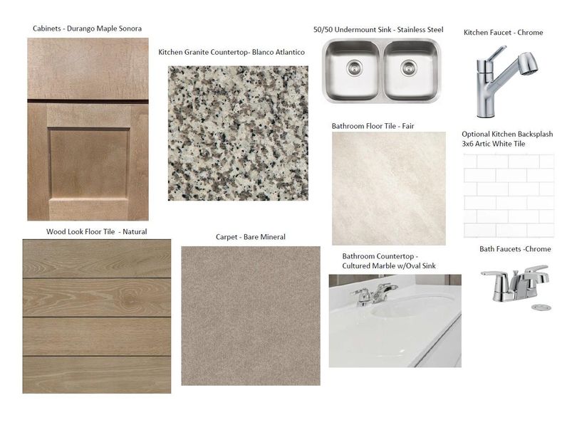 Sample of building materials used in homes in Willow Springs, Buda (Image 4).