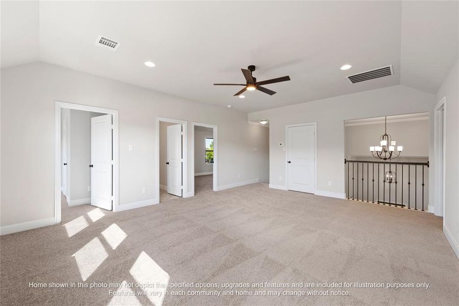 Spacious, unfurnished interior of a new home in Ridgepoint - Phase 1, Midlothian (Image 11).