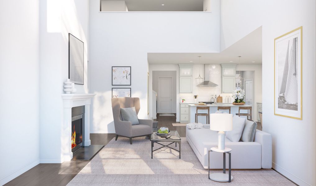 Representative furnished interior of a home built from the Omaha by K. Hovnanian® Homes in Timberbrook, Justin (Image 12).