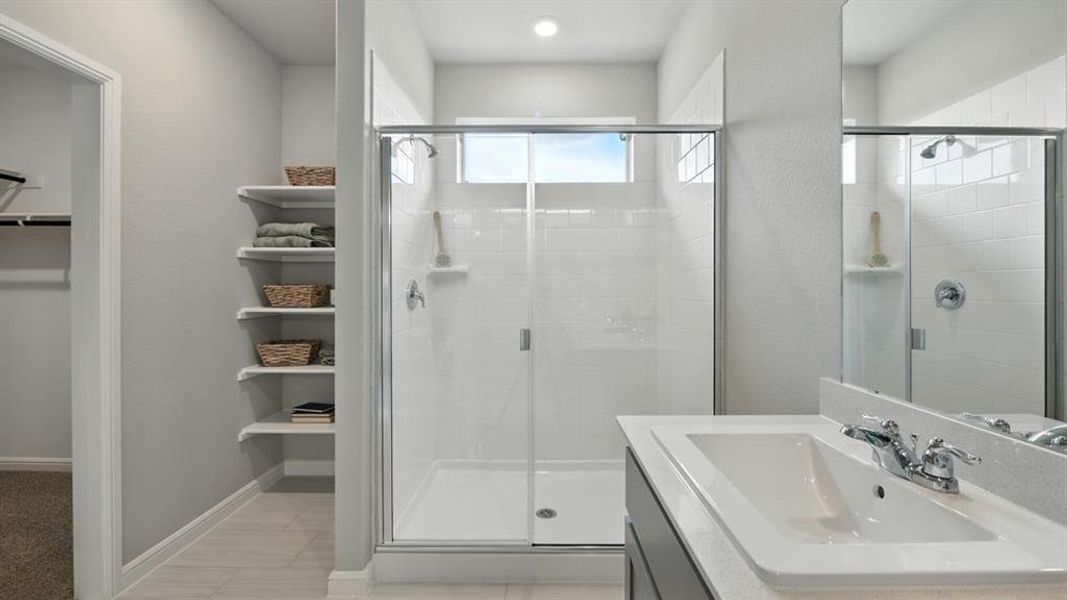 Furnished interior view inside a new home in Monarch at the Meadows, Denton (Image 23). Furnished interior view inside a new home in Monarch at the Meadows, Denton (Image 23).