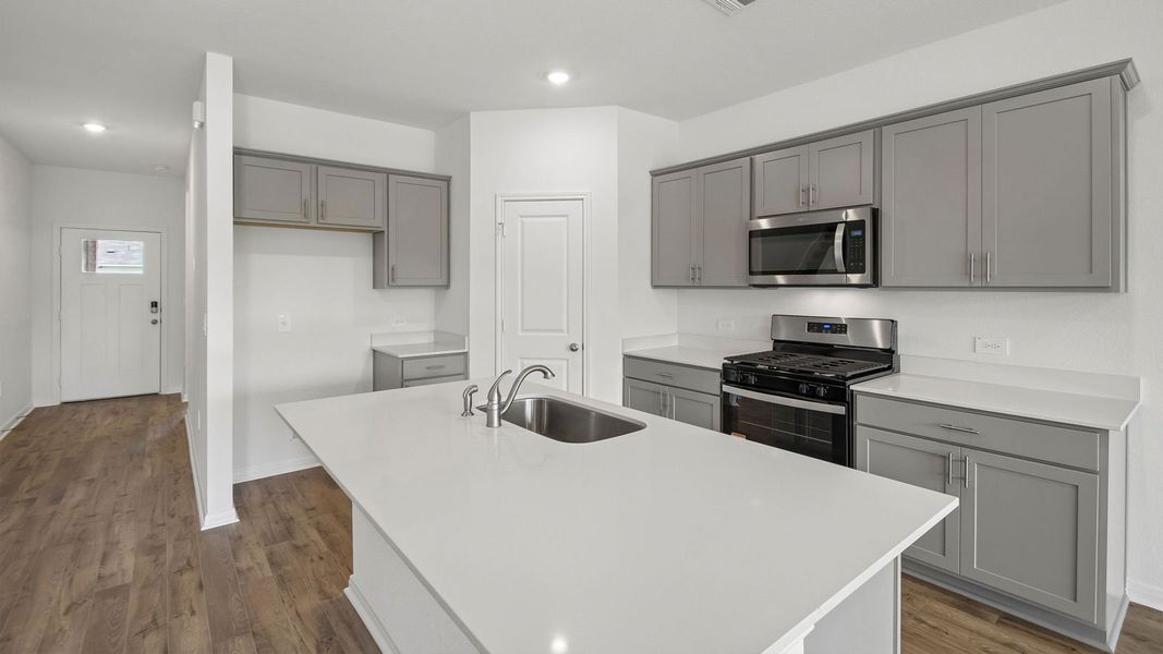 Furnished interior view inside a new home in Prairie Lakes, Buda (Image 8).
