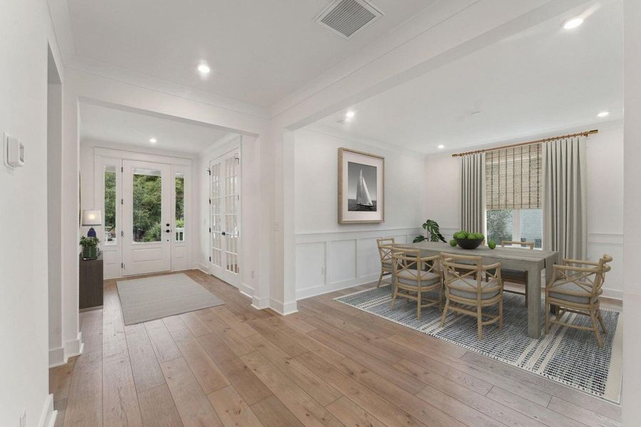 Furnished interior view inside a new home in Liberty Hill Farm, Mount Pleasant (Image 14). Furnished interior view inside a new home in Liberty Hill Farm, Mount Pleasant (Image 14).