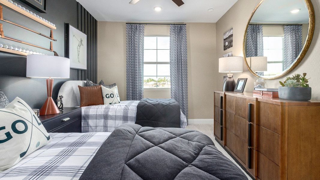Furnished interior view inside a new home in Flora at Surprise City Center, Surprise (Image 13).