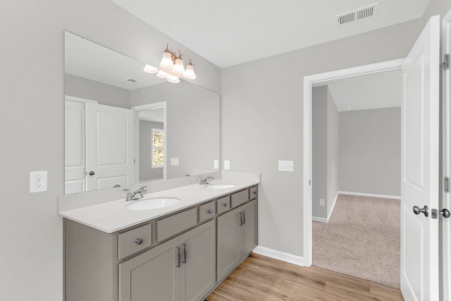 Furnished interior view inside a new home in Central Creek, Goose Creek (Image 11).