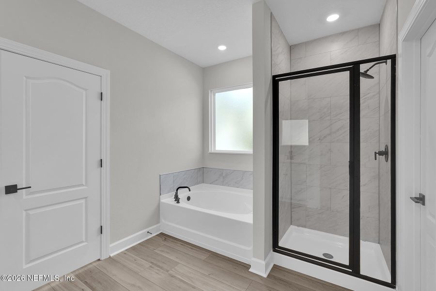 Furnished interior view inside a new home in Westport Landing, Jacksonville (Image 13).