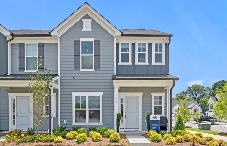 Representative exterior photo of a completed home built from the Palomino by Pulte Homes in Pringle Towns, Charlotte, NC (Image 60).