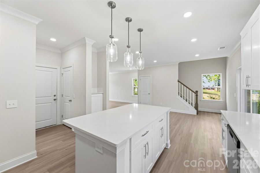 Furnished interior view inside a new home in , Statesville (Image 4).