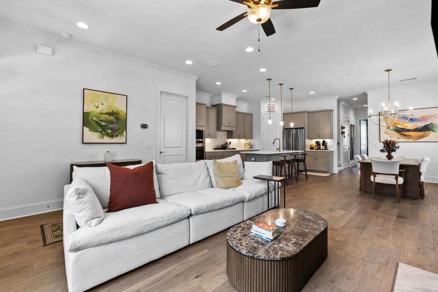 Furnished interior view inside a new home in , Woodstock (Image 5).