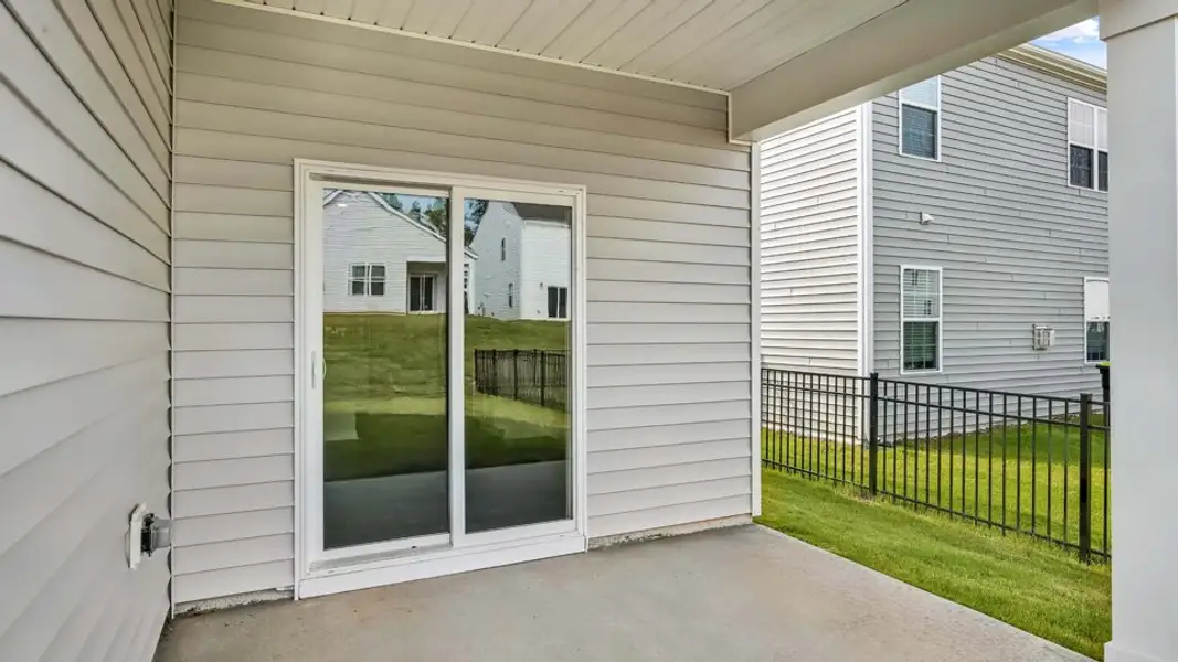 Exterior details and patio area of a home in Galvins Ridge, Sanford (Image 3).