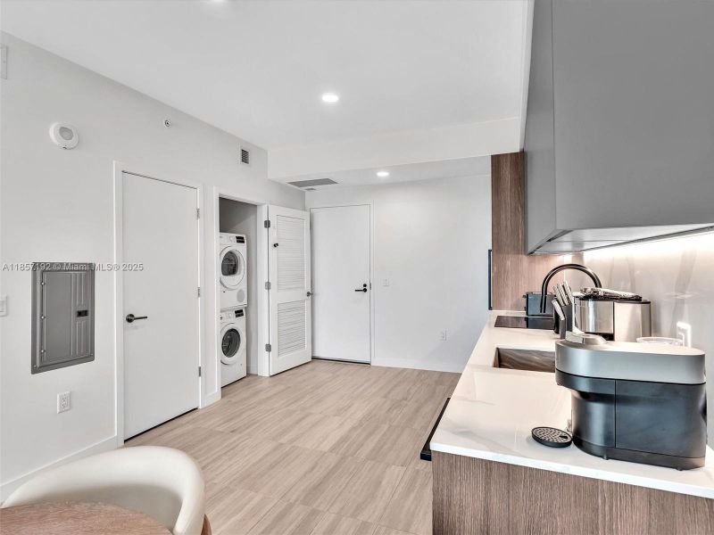 Furnished interior view inside a new home in , Miami Beach (Image 14).