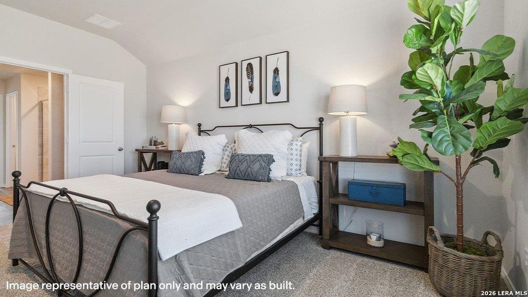 Furnished interior view inside a new home in Veranda, San Antonio (Image 25).