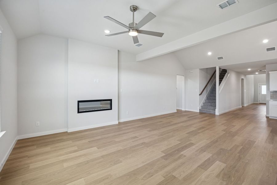 Open Floor Plan in the Wimbledon home plan by Trophy Signature Homes – REPRESENTATIVE PHOTO