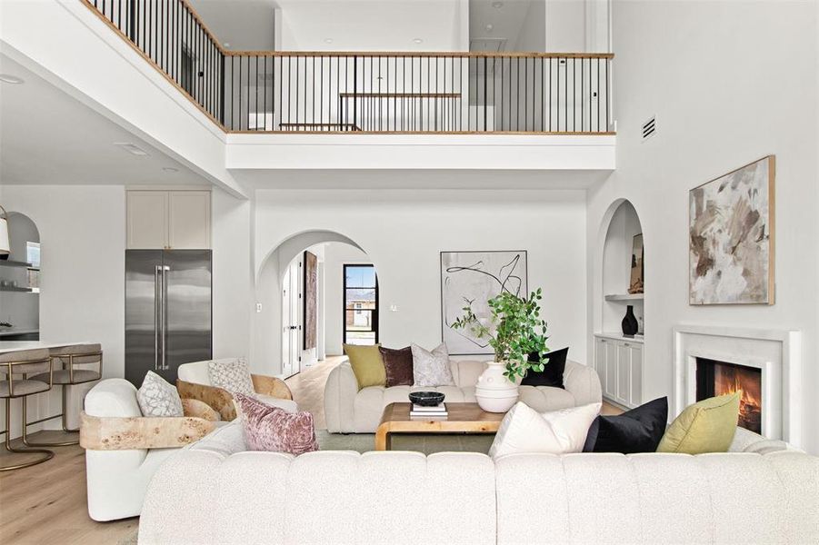 Furnished interior view inside a new home in , Dallas (Image 29).