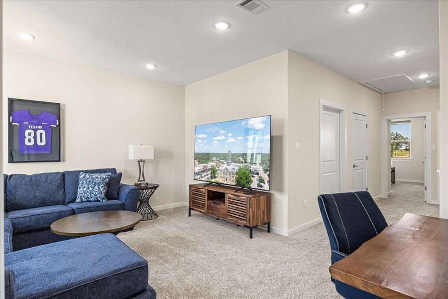 Furnished interior view inside a new home in , Stephenville (Image 11). Furnished interior view inside a new home in , Stephenville (Image 11).