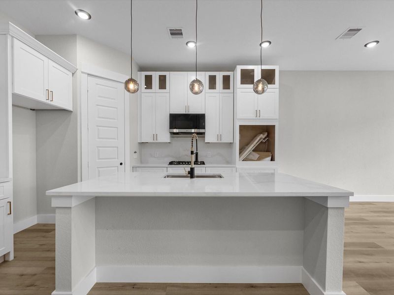 Furnished interior view inside a new home in , Houston (Image 8).