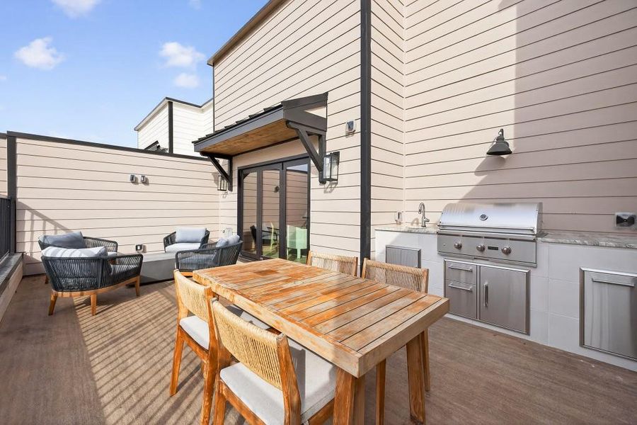 Exterior details and patio area of a home in Skyview On Broad, Sugar Hill (Image 28). Exterior details and patio area of a home in Skyview On Broad, Sugar Hill (Image 28).