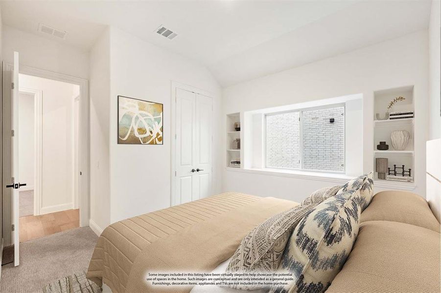 Furnished interior view inside a new home in Windsong Ranch Classic 61, Prosper (Image 6).