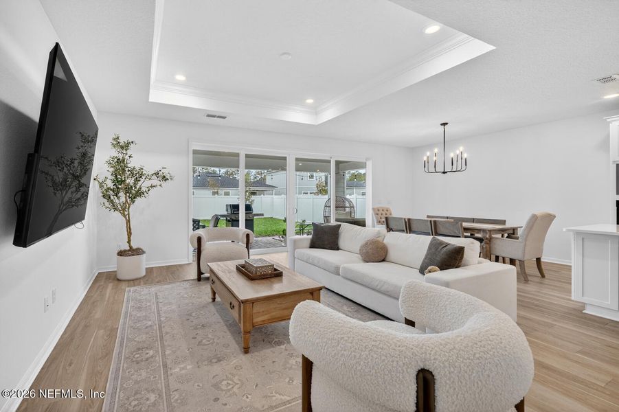 Furnished interior view inside a new home in , St. Augustine (Image 25).