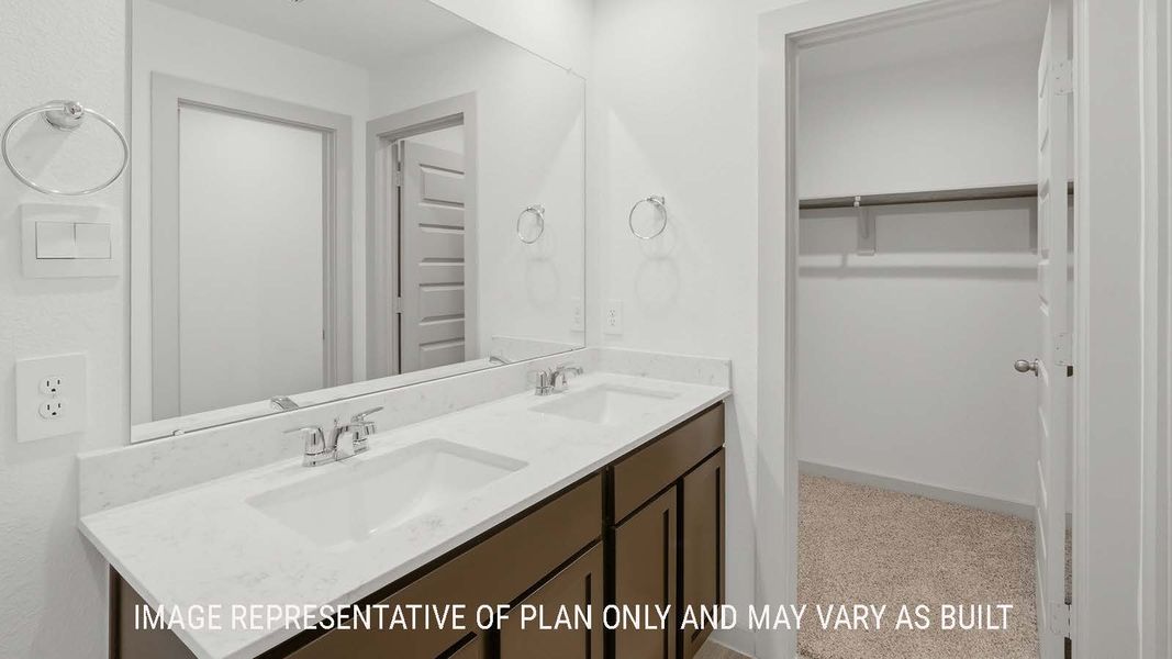 Representative furnished interior of a home built from the Elgin by D.R. Horton in Reserve at Mallard Lakes, Orange (Image 8).