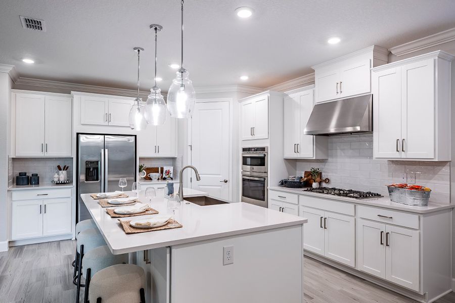 Representative furnished interior of a home built from the Torres by Taylor Morrison in Headwaters at Lofton Creek, Yulee (Image 8).