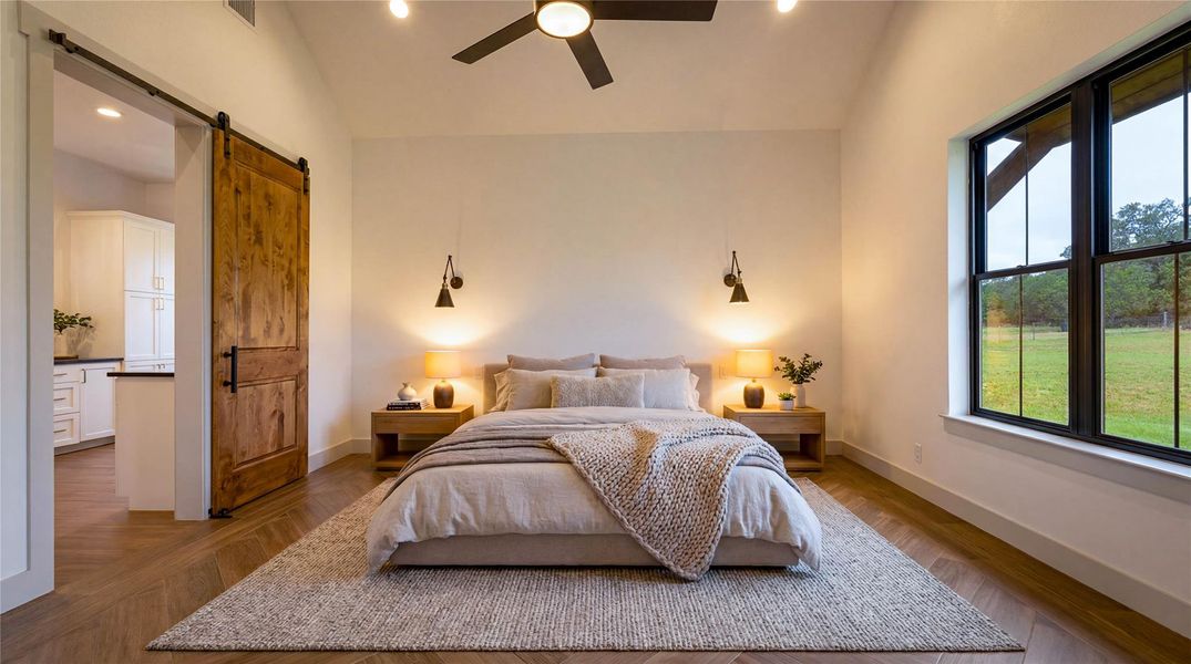 Furnished interior view inside a new home in , San Marcos (Image 9).