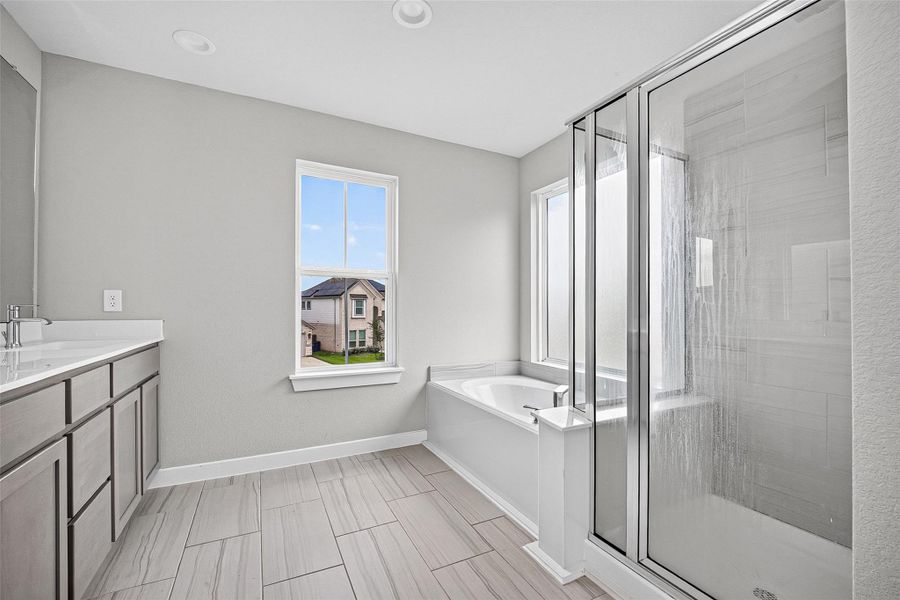 Furnished interior view inside a new home in , Houston (Image 13). Furnished interior view inside a new home in , Houston (Image 13).